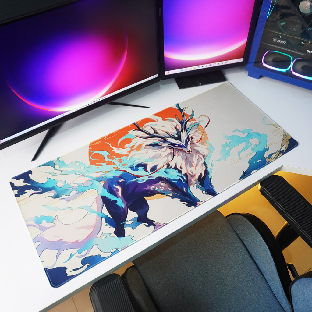 Jual Noxelic Kirin Japanese Mythical Gaming Mousepad Deskmat Mouse S M ...