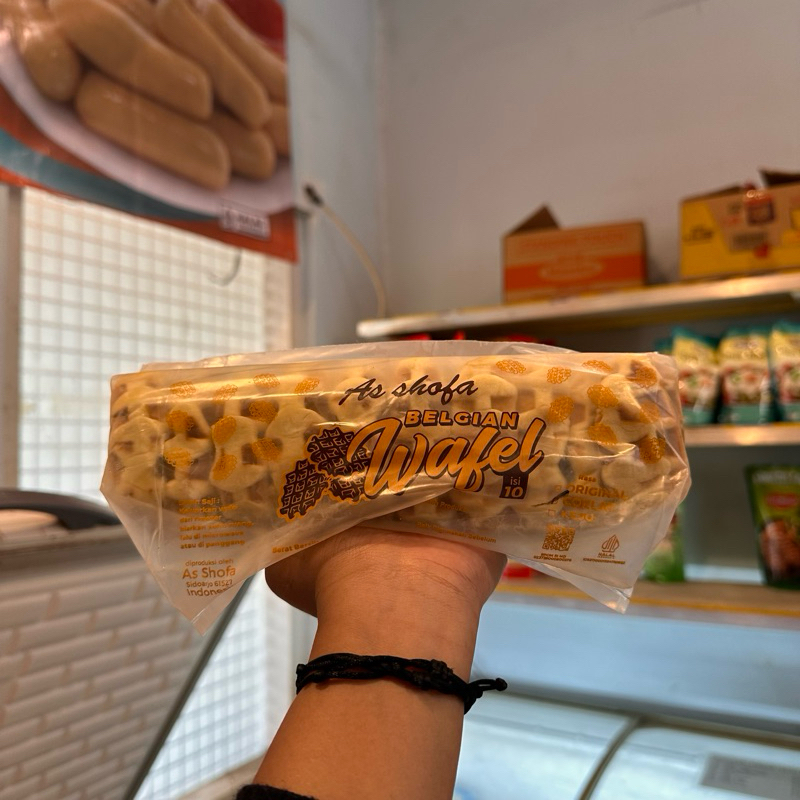Jual AS SHOFA waffle rasa coklat (wafel) isi 10 | Shopee Indonesia