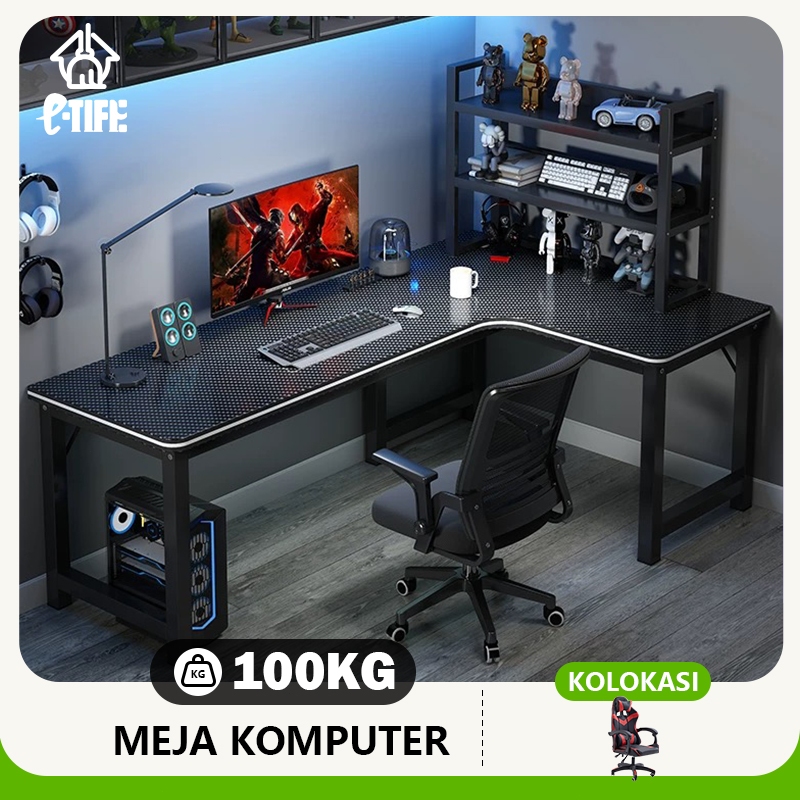 Jual antsun Meja Komputer Minimalis Meja L Meja Gaming Meja Kantor ...