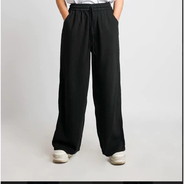 Celana Kulot Panjang Jeans Wanita Fit Super Jumbo 100kg Bigsize Jumbo Pinggang Karet Coco DLINE