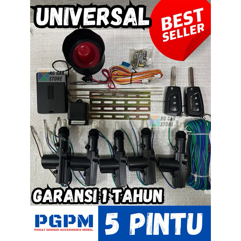 Alarm Central Lock 5 Pintu Universal Dapat Sampai Pintu Bagasi Berkualitas