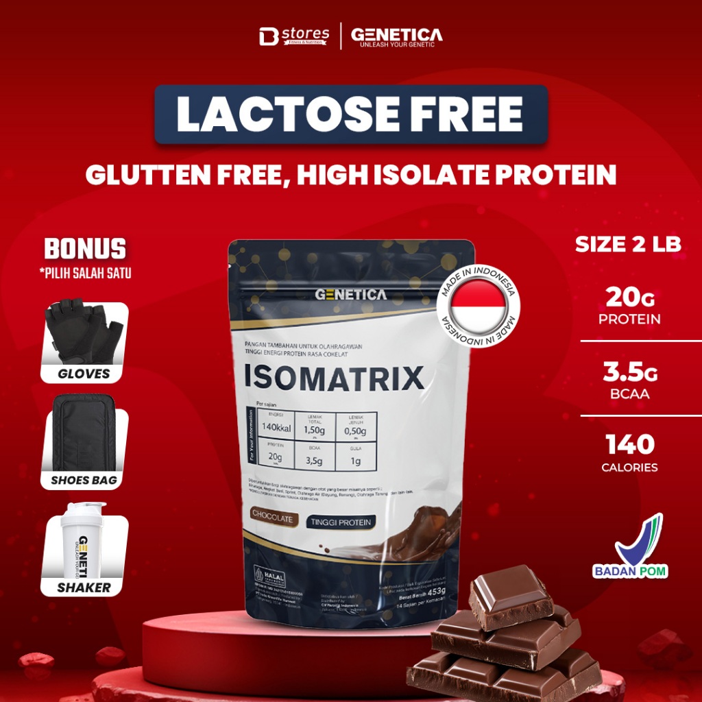 Jual Genetica Isomatrix 2 Lbs Isolate Whey Protein Bstores | Shopee ...