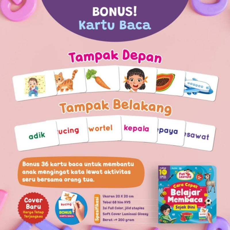 Jual FUN LEARNING CARA CEPAT BELAJAR MEMBACA SEJAK DINI - VISI MANDIRI ...