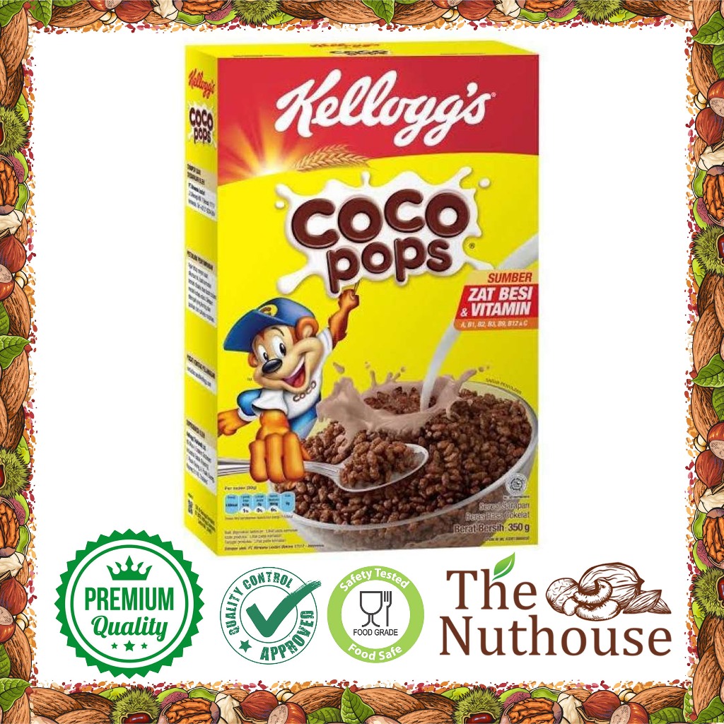 Jual Kellogg's Coco Pops Breakfast Cereal Puffed rice with Cocoa ...