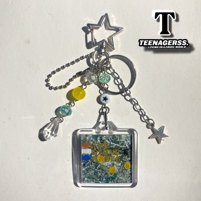 Jual Beads Keychain Bag The Stone Roses Gantungan Kunci Tas Manik ...