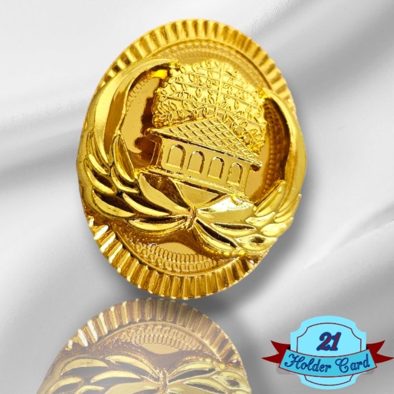 Jual Pin Korpri ASN Premium Motif Oval Gerigi Timbul | Shopee Indonesia