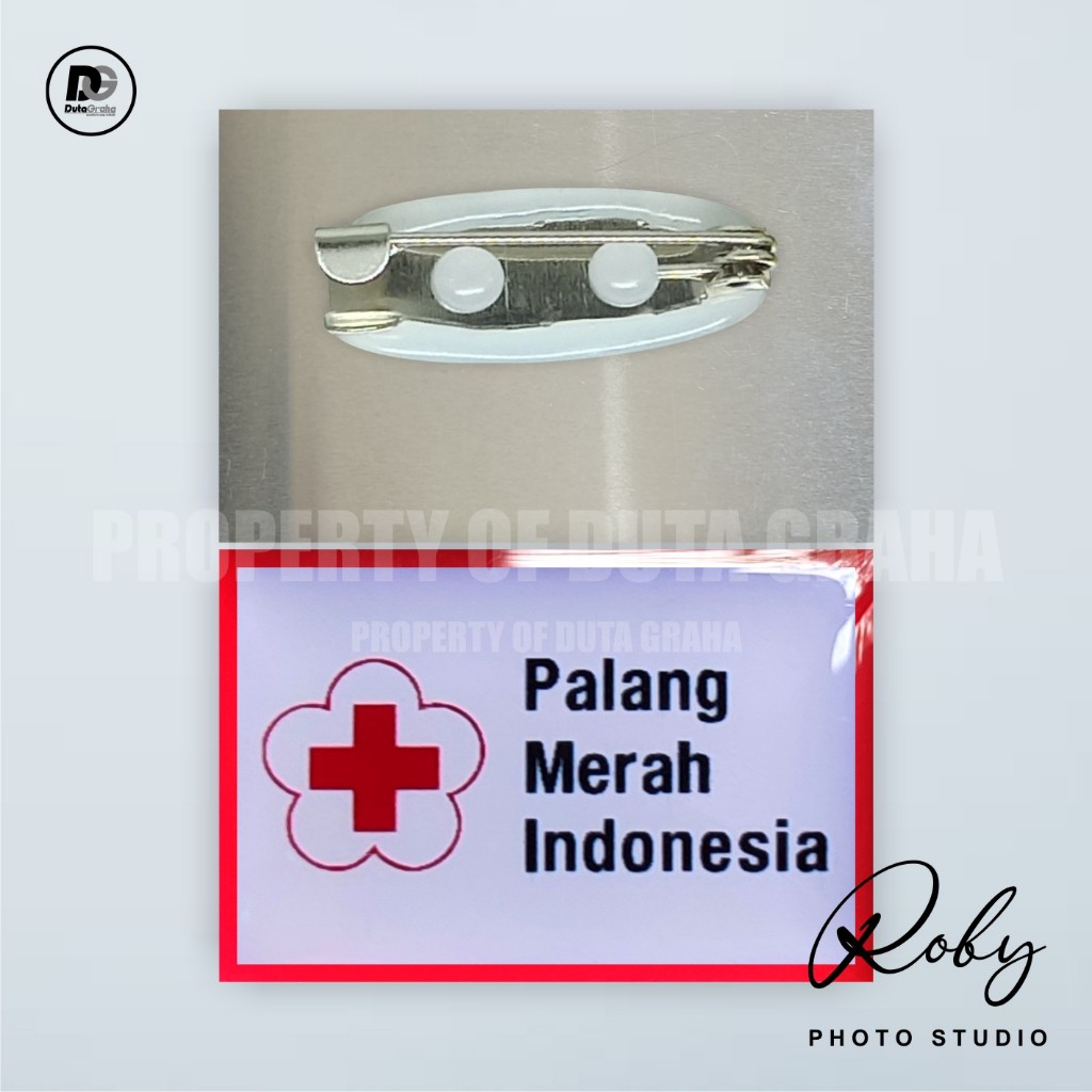 Jual [PIN RESIN] PMI PERSEGI Pin Bros Aksesoris Souvenir PALANG MERAH ...