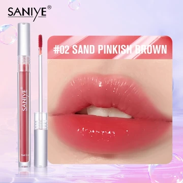 SANIYE Lip Gloss Moisturizing Waterproof Dewy Lipstik Long Lasting Kosmetik Bibir L1306
