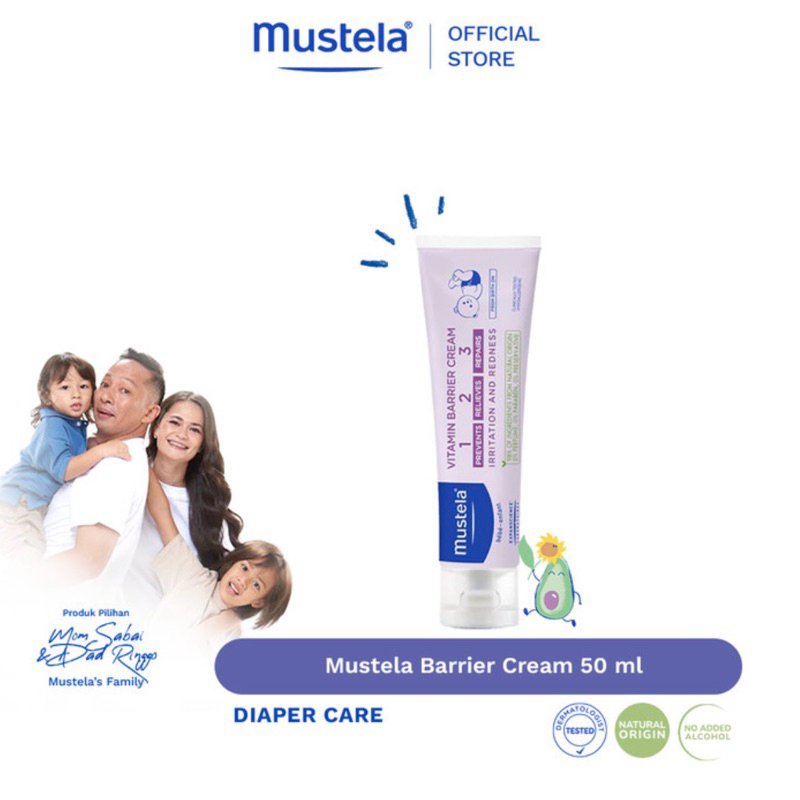 Jual JUAL MURAH!!! MUSTELA Barrier Cream 50ml - Diaper Rash Cream ...