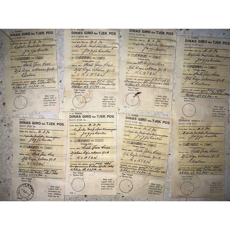 Jual Koleksi POSTEL jadul CEK POS jadul 1960s | Shopee Indonesia
