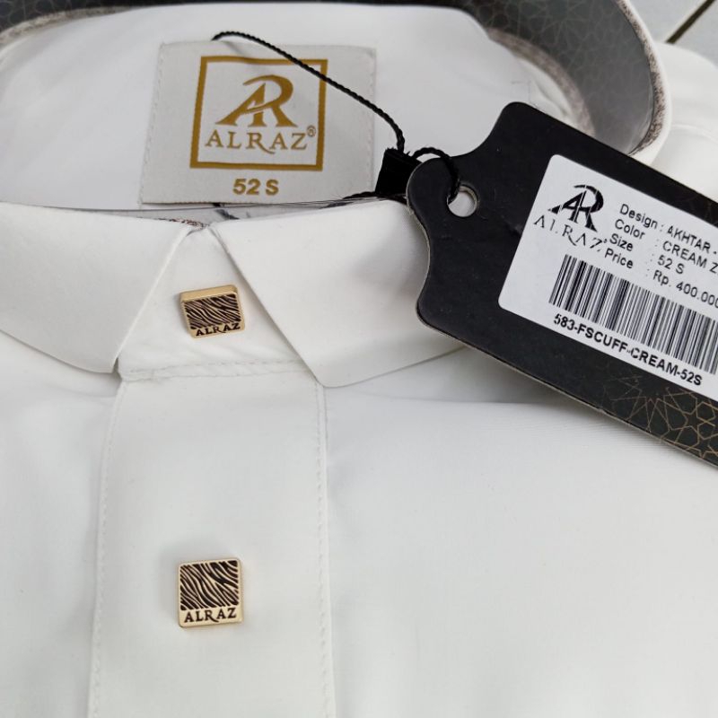Jual PREMIUM JUBAH PUTIH AL RAZ POLYESTER / Jubah Alraz Premium ...