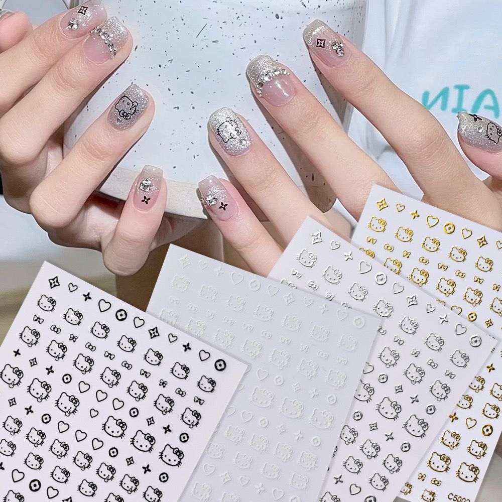 Jual Joyful Sticker Nail / Sticker Kuku Banyak Motif / Sticker Timbul ...