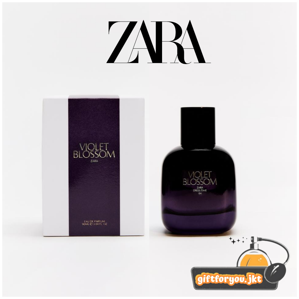 Parfum Violet Blossom Zara 10 30 90 100 180 200 ml EDP Parfum Wanita  Original Eau De Parfum Blosom Perfume Cewek Parfume Ray Of Violet Blossom