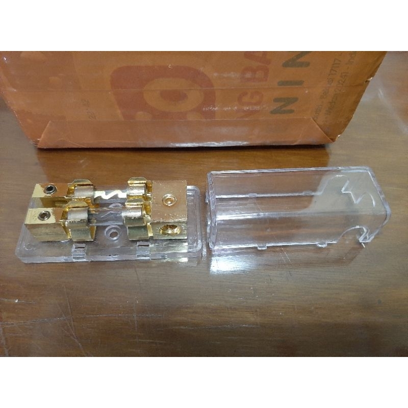 Jual Fuse Box Dual Output 60 amp x 2 Sekring Audio Box 1 Input 2 Output ...