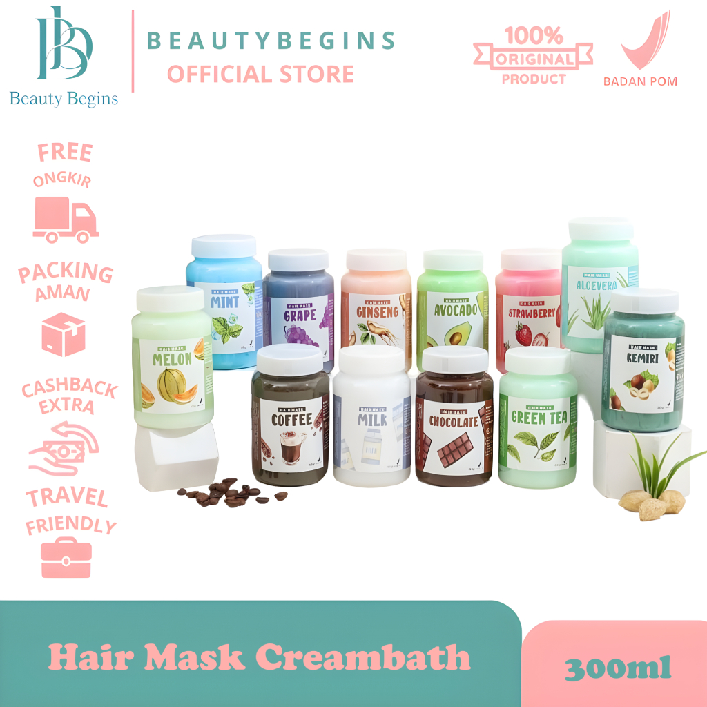 Jual BB - [BPOM] Hair Mask Creambath 300ml / Masker Rambut Creambath ...