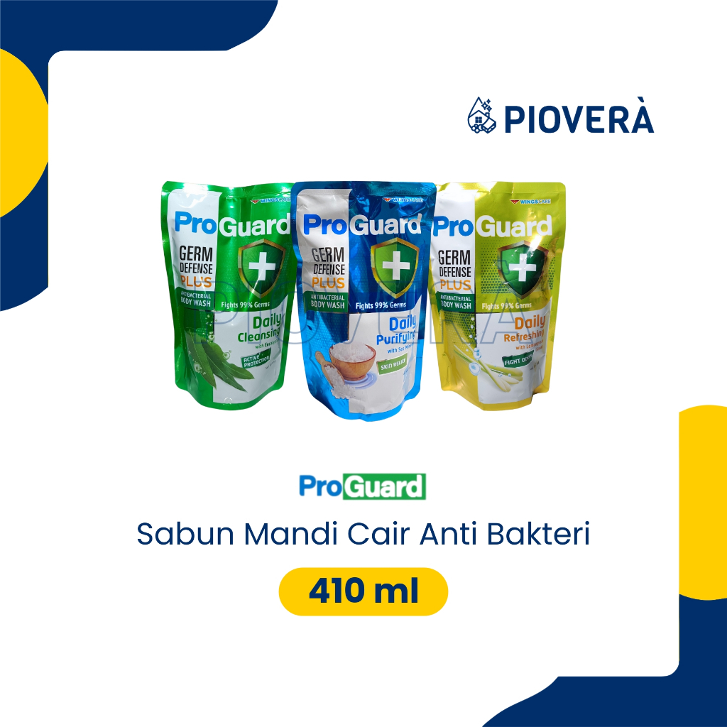 Jual ProGuard Sabun Mandi Cair Anti Bakteri All Variant Pouch 410 ml ...