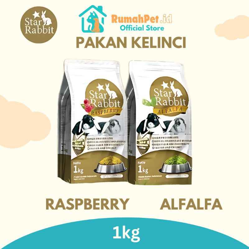 Jual Star Rabbit Food 1kg Star Rabbit Makanan Kelinci 1kg | Shopee ...