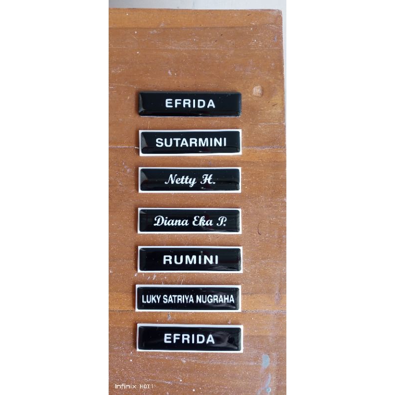 Jual name tag resin | Shopee Indonesia