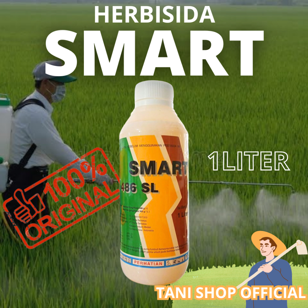 Jual HERBISIDA SMART 1 L 486 SL KERJA CEPAT DAN MERATA | Shopee Indonesia