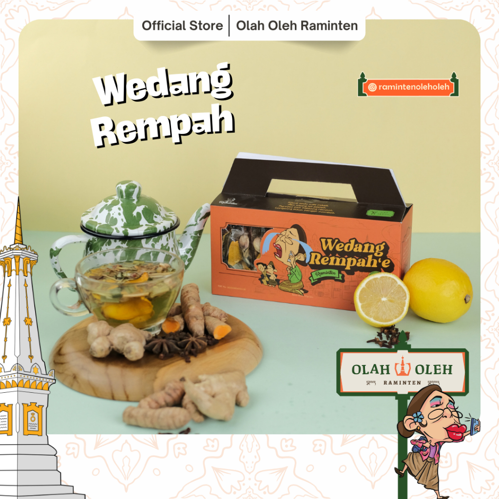 Jual Wedang Rempah'e Raminten 10pax Original Bahan Alami Premium Wedang ...