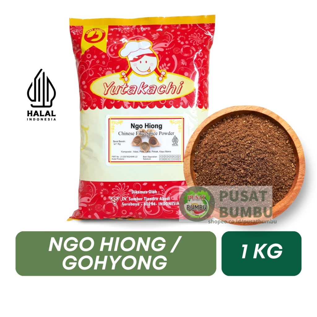 Jual (HALAL) Bumbu Ngohiong 1Kg / Rempah Ngo hiong Powder / Chinese ...