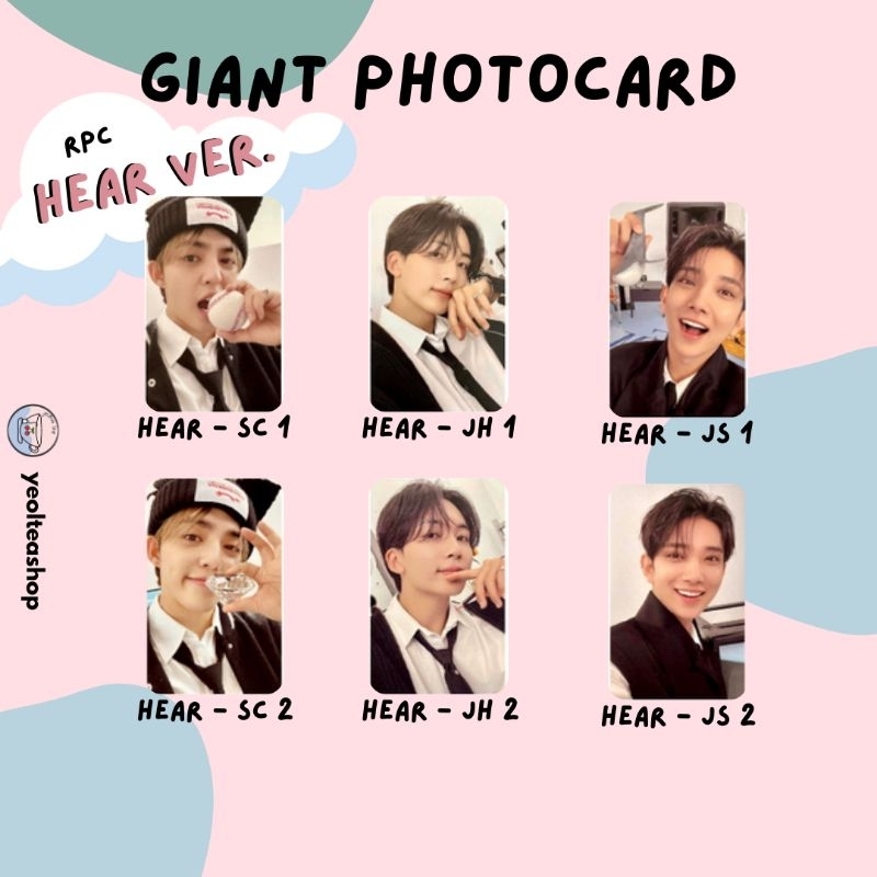 Jual [BACA DESKRIPSI] Ready Stock Giant Photocard PC Seventeen Best ...