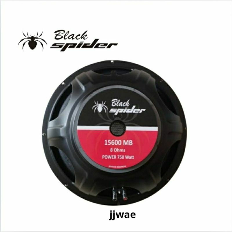 Jual SPEAKER KOMPONEN 15 INCH BLACK SPIDER 15600 MB WOOFER BLACK SPIDER ...