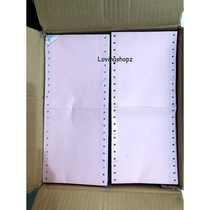 Jual Kertas Continuos Form Bagi 4, Rangkap 2, Kertas Wartel Rangkap 2 ...