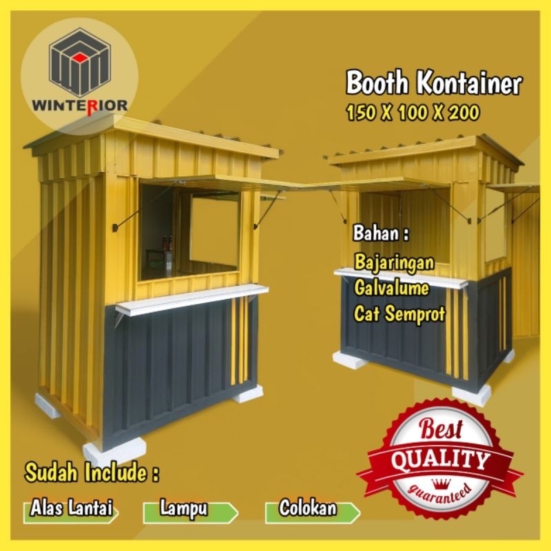 Jual Booth Kontainer / Booth / 150x100x200 / Booth Container ...