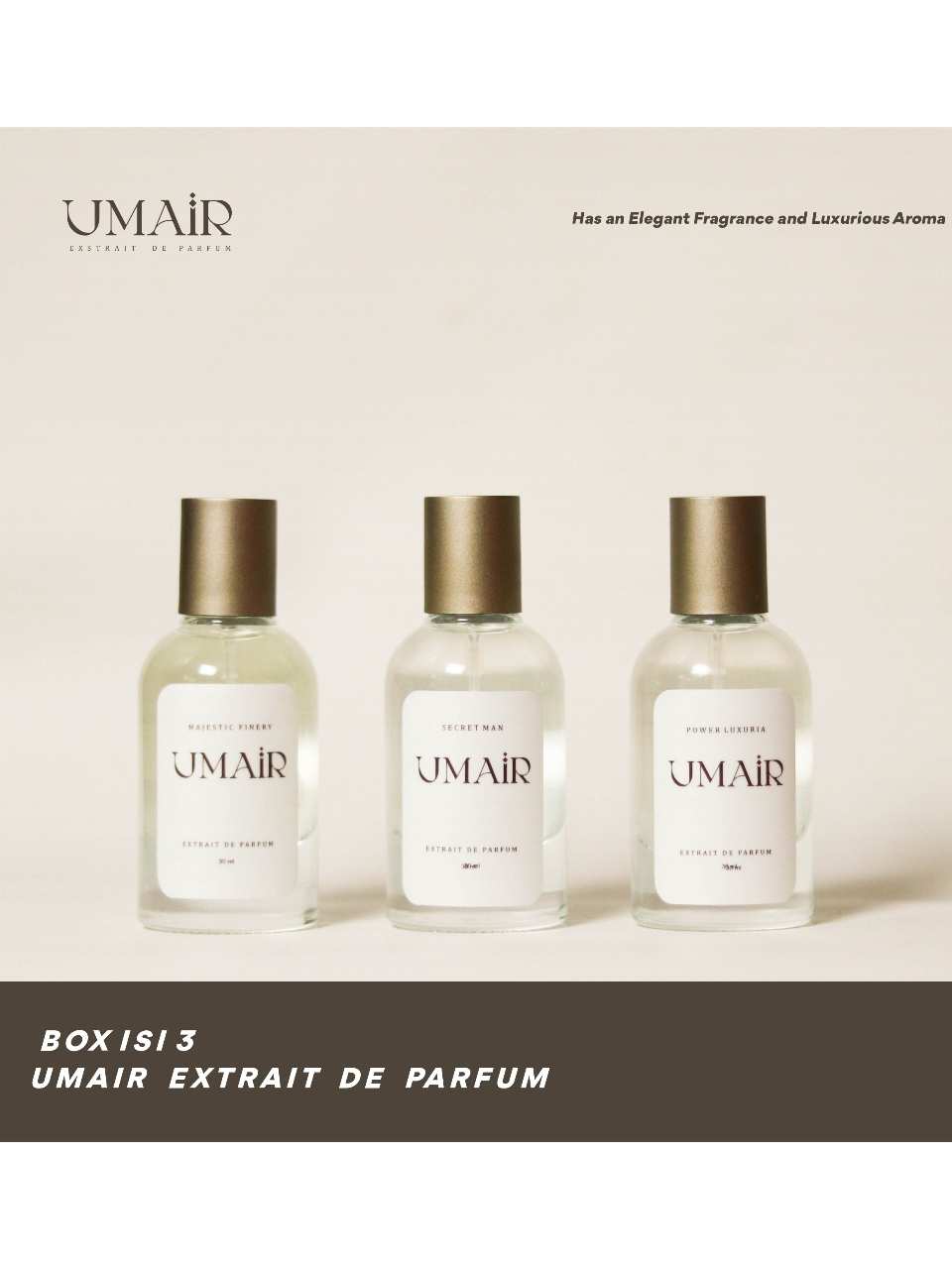 Jual UMAIR TRILOGY || 1 BOX isi 3 varian PARFUM UMAIR Extrait De Parfum ...