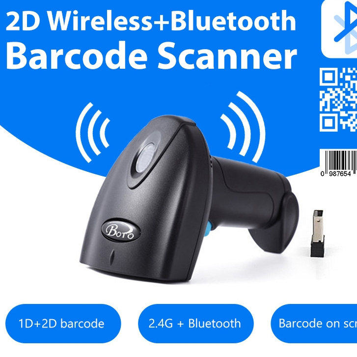Jual WIRELESS Epic Finds 2D Barcode Scanner Laser 2.4G USB Wireless ...