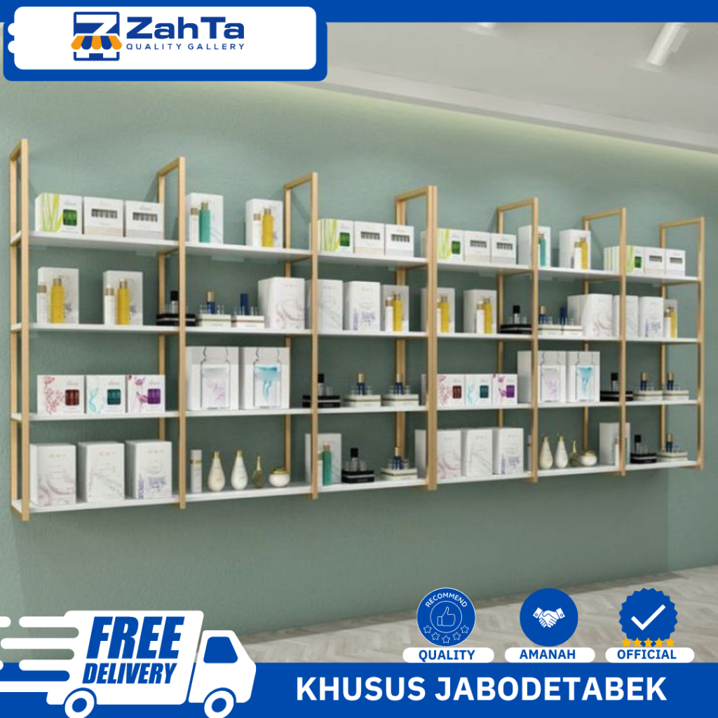Jual ZAHTA - RAK DISPLAY DINDING RAK DISPLAY TOKO | Shopee Indonesia