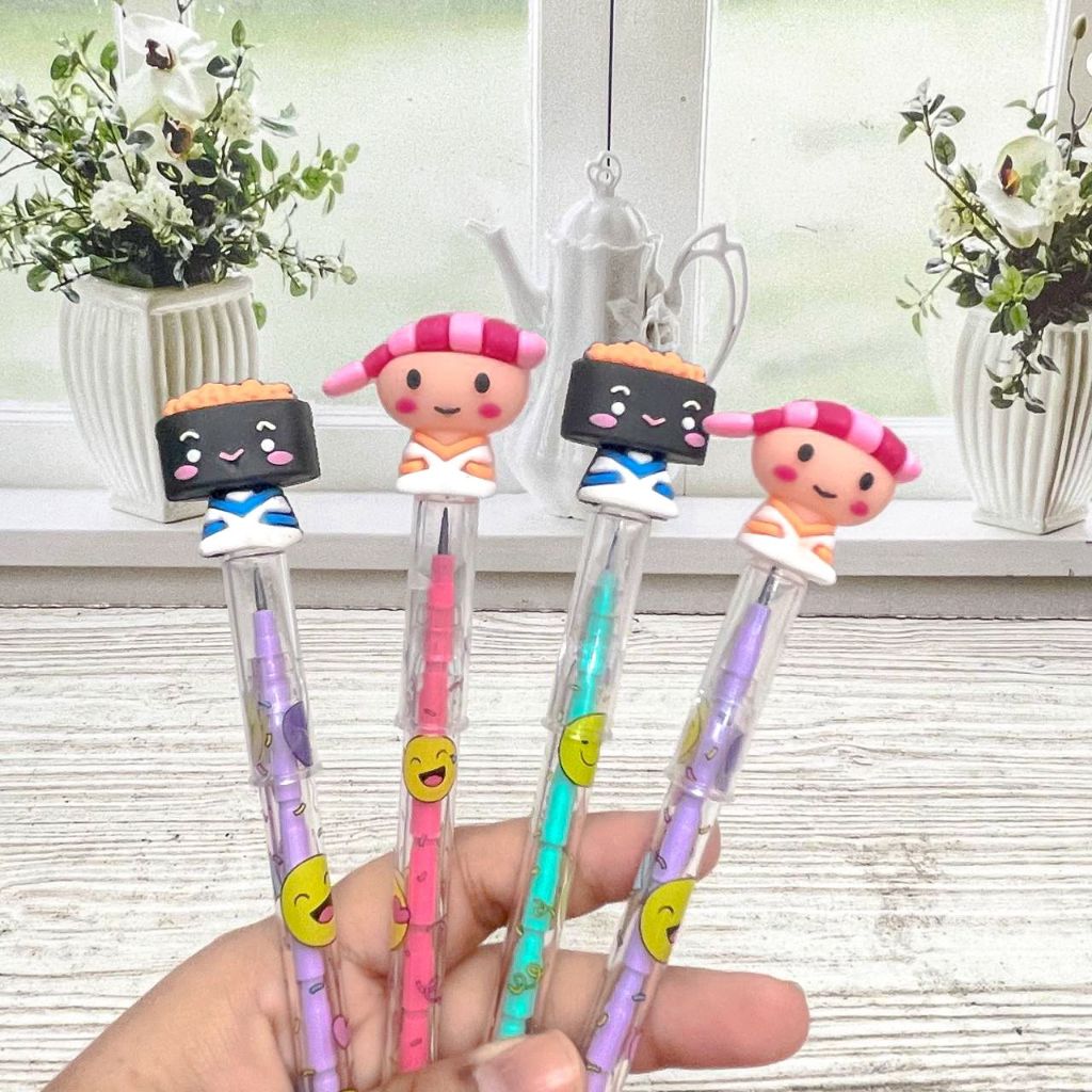 Jual Stackable Pencil Peluru / Pensil Susun Sambung / Pelor Refillable ...