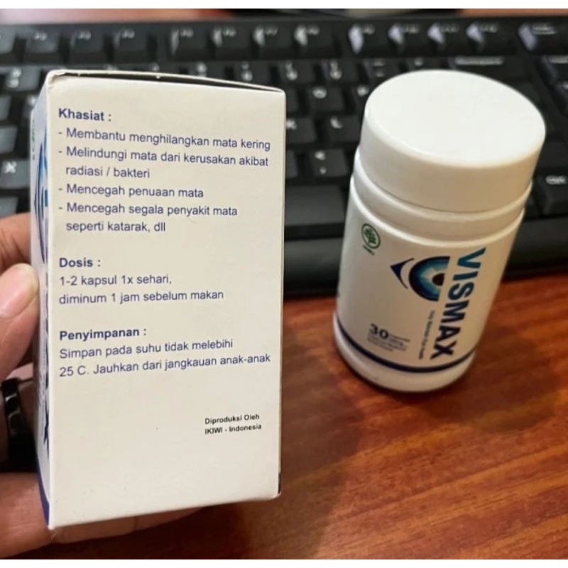 Jual VISMAX OBAT KESEHATAN MATA RABUN PLUS MINUS KATARAK 100% ORIGINAL ...