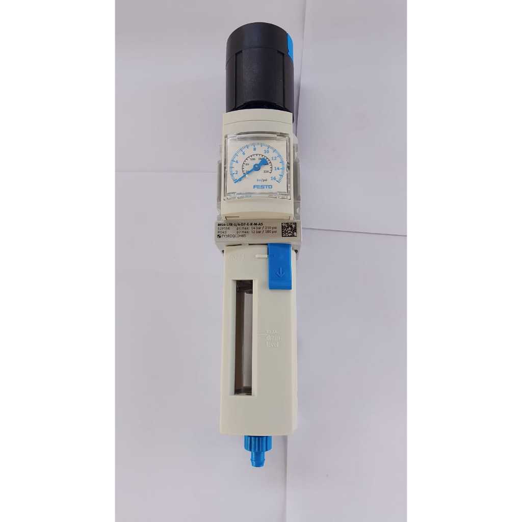 Régulateur-filtre Pneumatique Festo MS4-LFR-1/4-D7-CRM-AS (529152) - Neuf, Pour Circuits D'air Comprimé