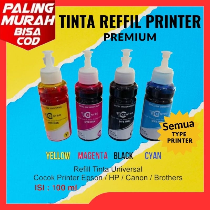 Jual Warna Blurr Solusi 4 Tinta Printer Universal 4 Warna CMYK All ...