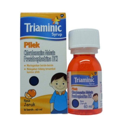 Jual TRIAMINIC PILEK SIRUP 60 ML (RASA JERUK) | Shopee Indonesia