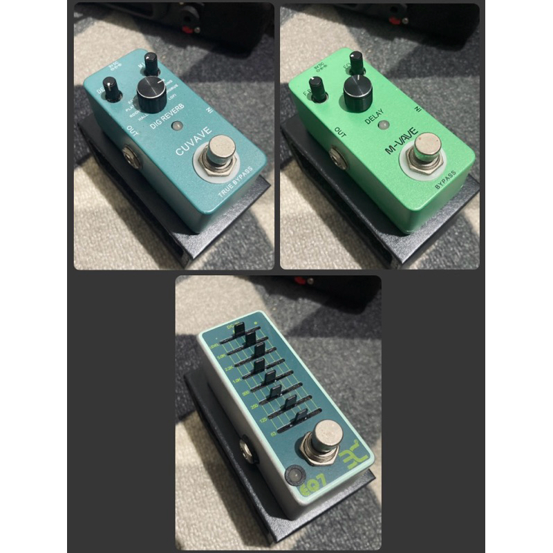 Jual Pedal Mini Reverb, Delay, Equalizer (Cuvave, MVave, Eno) Mini