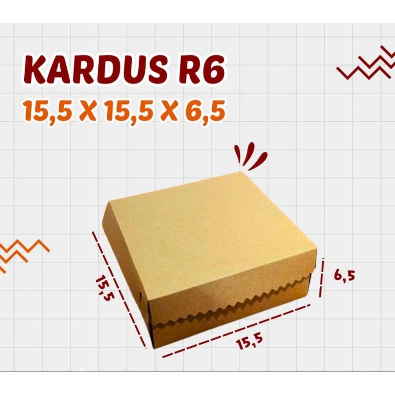 Jual Box Kue Kraft Renda R6 | Shopee Indonesia