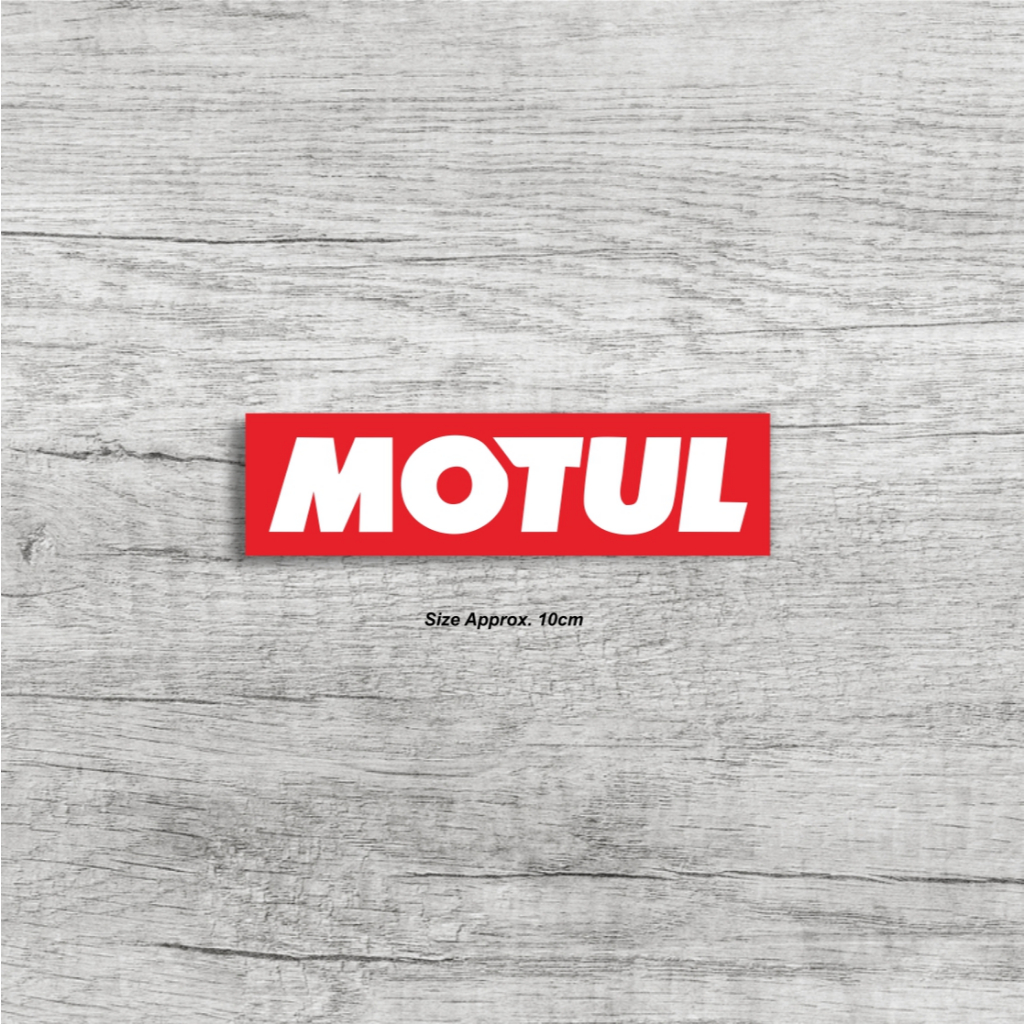 Jual Sticker Motul Oli | Sticker Print Cut Motor Mobil Helm | Shopee ...