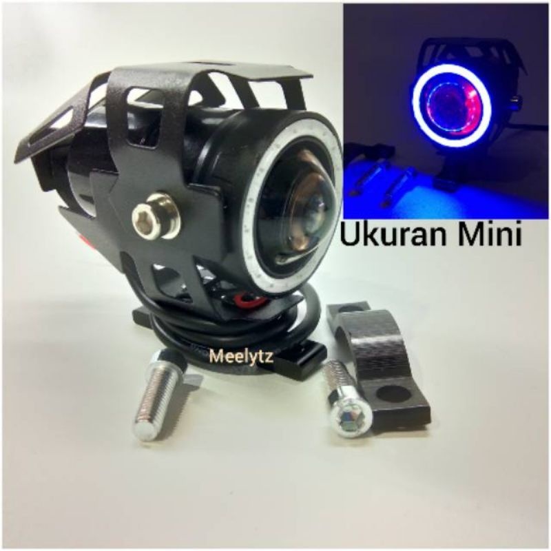 Jual Lampu Tembak Sorot U7 Mini Transformer LED Cree U7 AE DE Biru ...
