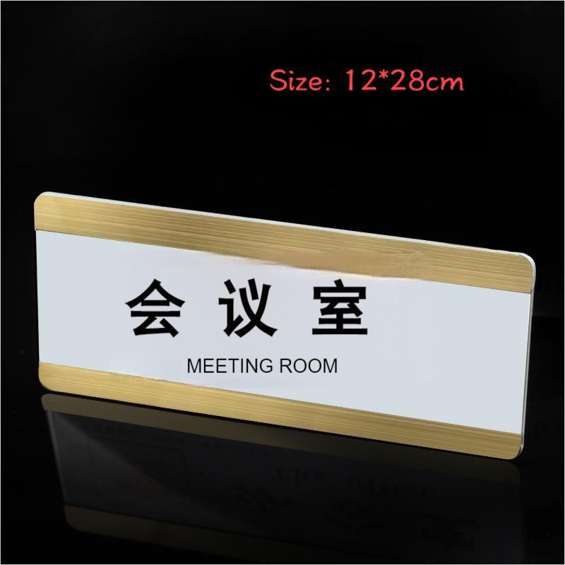 Jual Name Plate Holder Costum Tulisan Name Sign Holder Aluminium Papan ...