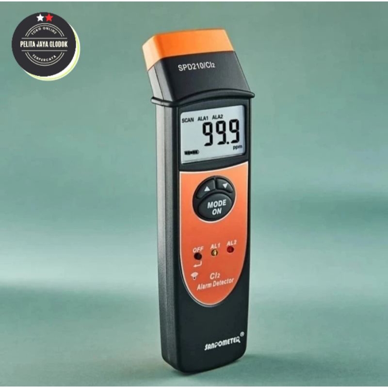 Jual Portable CL2 Chlorine Detector 0~100PPM CL2 Gas Analyzer Precise ...