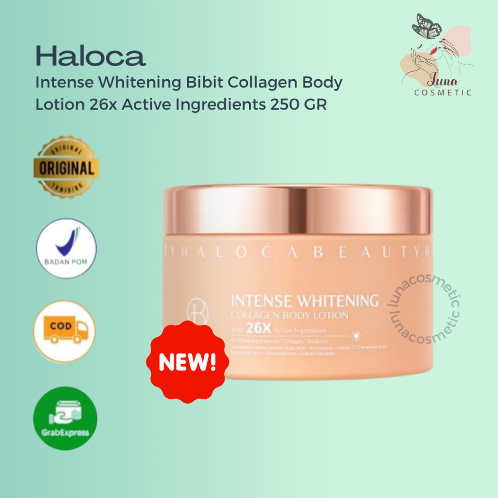 Jual Haloca Intense Whitening Bibit Collagen Lotion 26x Active ...