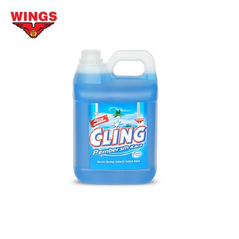 Jual Cling pembersih kaca 4 liter produk wings | Shopee Indonesia