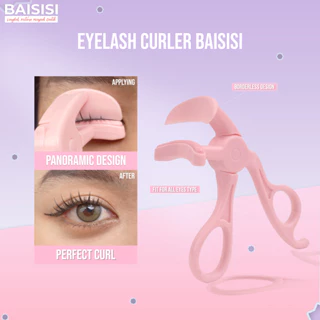 BAISISI MEONG SUNFLOWER 3D Cute Mini Eyelash Curler /Penjepit Bulu Mata Dengan Silikon