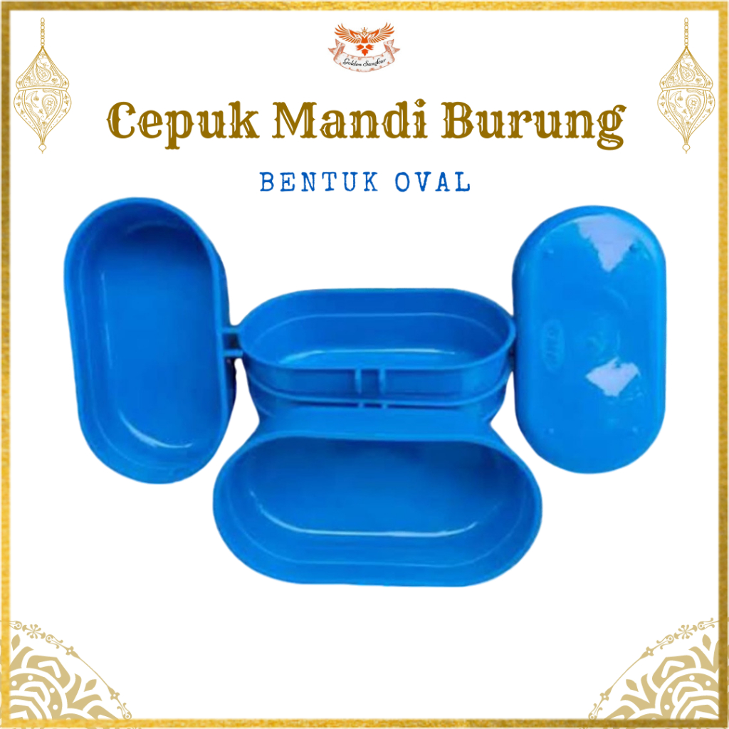 Jual Cepuk Oval Tempat Pakan Minum Makan Tempat Mandi Burung | Shopee ...