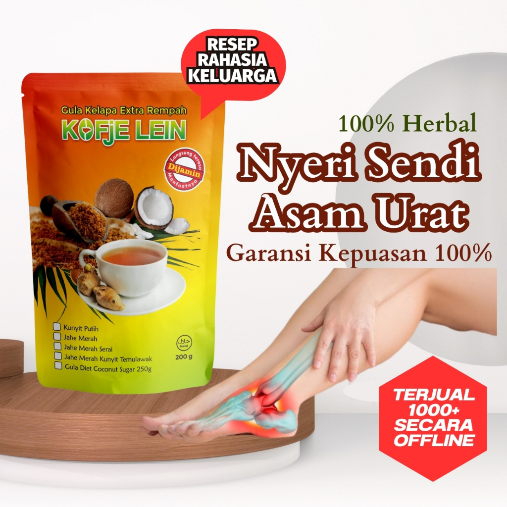 Herbal Asam Urat Kolesterol Nyeri Sendi Jamu Kolestrol Rematik Tulang Lutut Sakit Pinggang Punggung