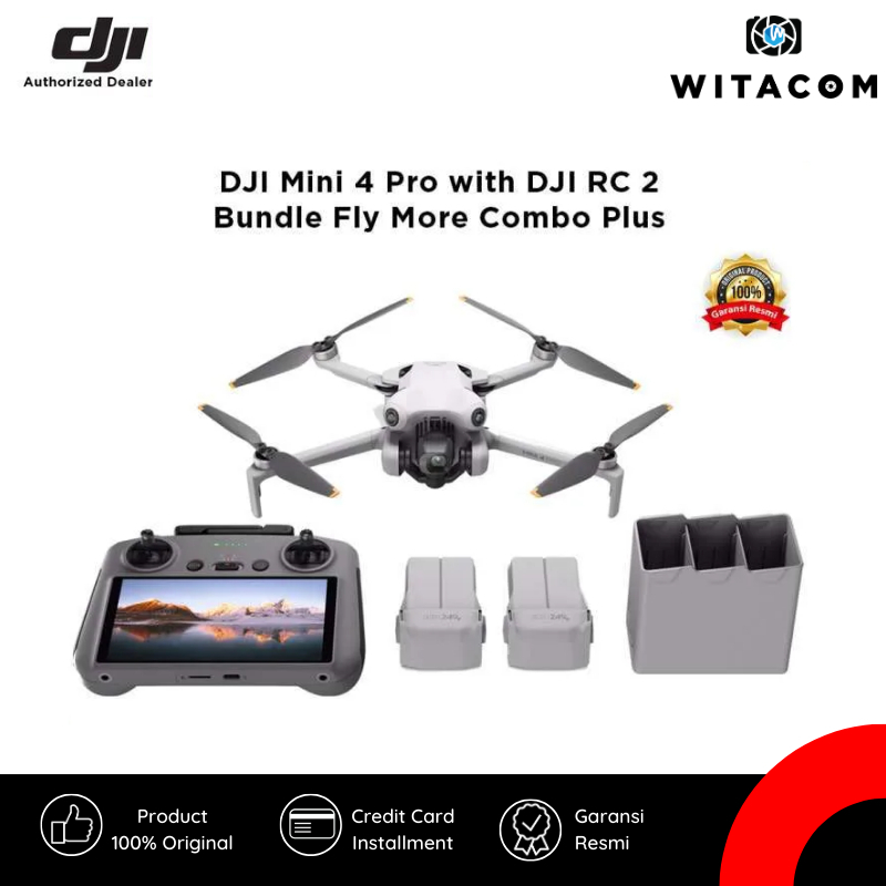 Jual DJI Mini 4 Pro With DJI RC 2 Bundle Fly More Combo Plus - Garansi ...