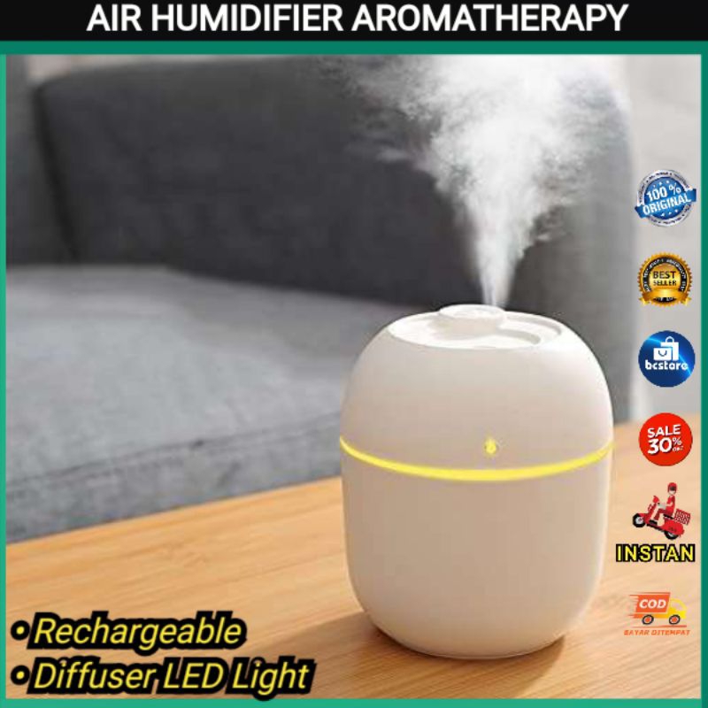 Jual Mini Air Humidifier Aromatherapy Diffuser LED Light 220ml - GB476 ...